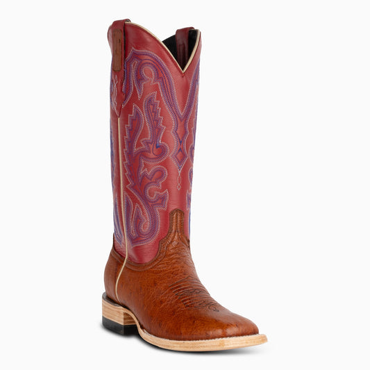 Cognac Smooth Ostrich - Women's Square - Resistol Premium