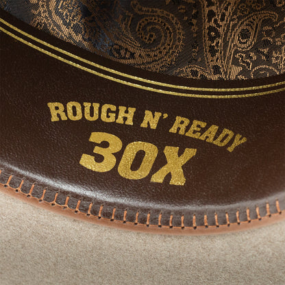 30X Rough N Ready Open Crown Cowboy Hat - Resistol Deals