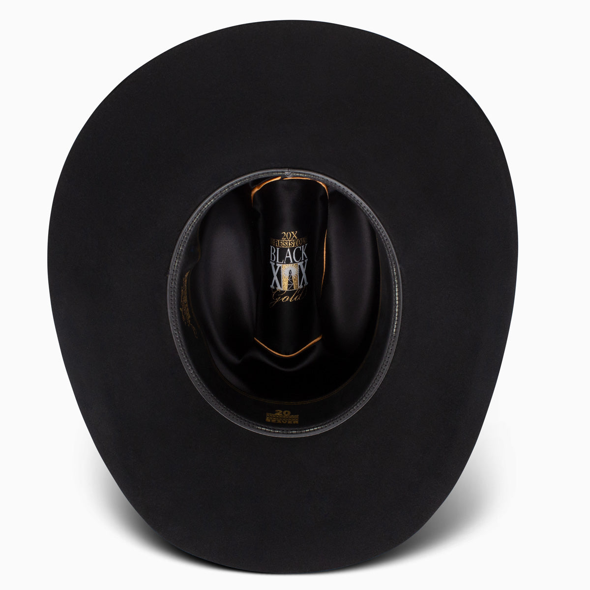 20X Black Gold 72 Profile Cowboy Hat - Resistol Signature