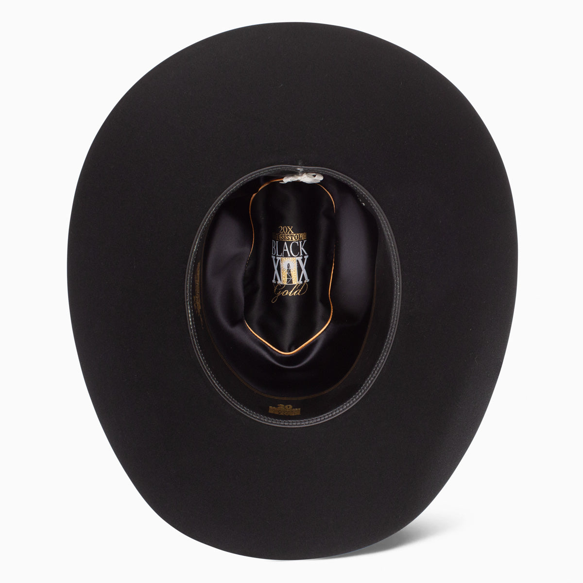 20X Black Gold RB Profile Cowboy Hat - Resistol Recommended