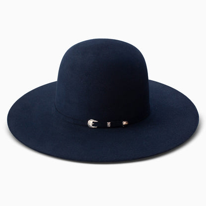 6X Navy Midnight Open Crown Cowboy Hat - Resistol Latest