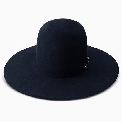 6X Navy Midnight Open Crown Cowboy Hat - Resistol Latest
