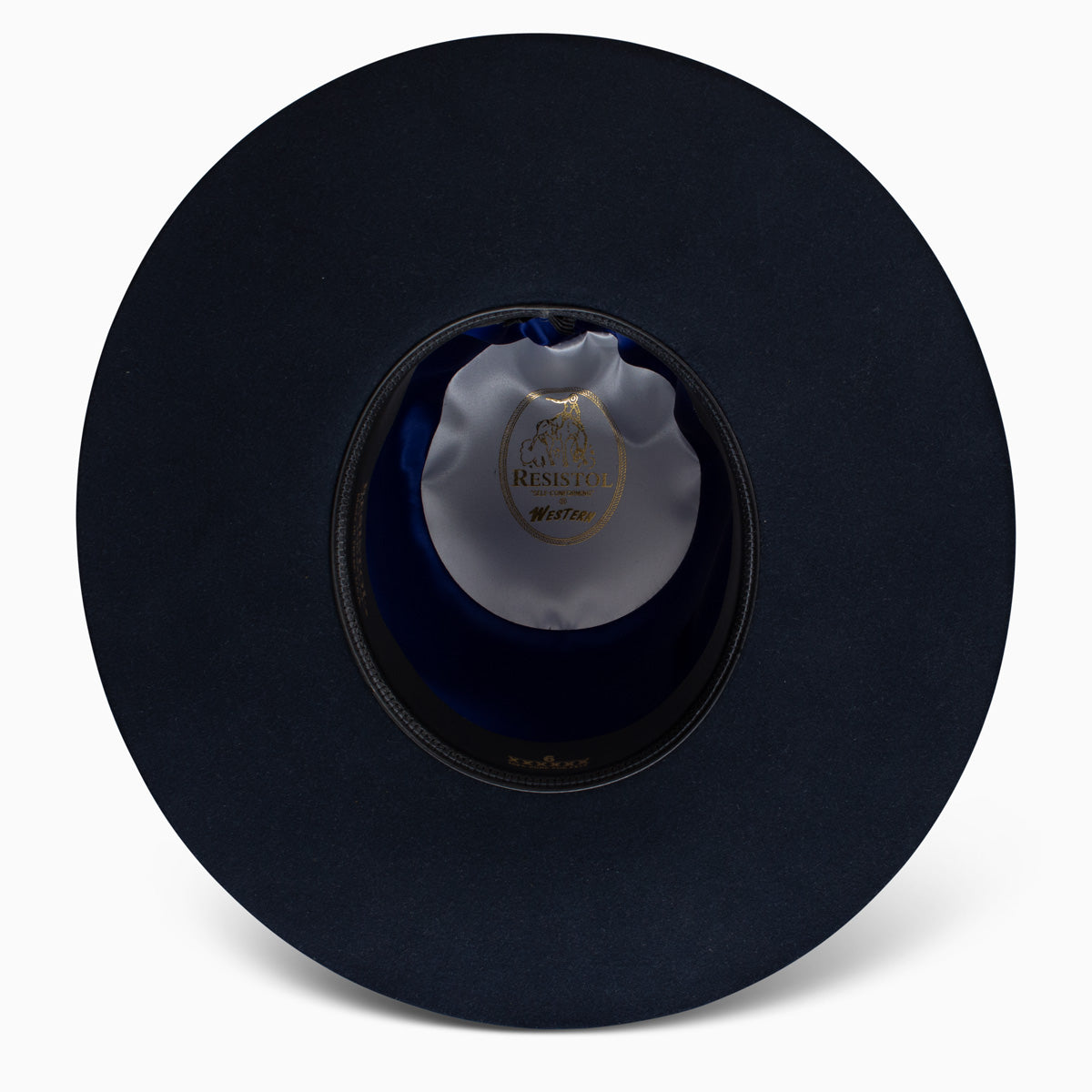 6X Navy Midnight Open Crown Cowboy Hat - Resistol Latest
