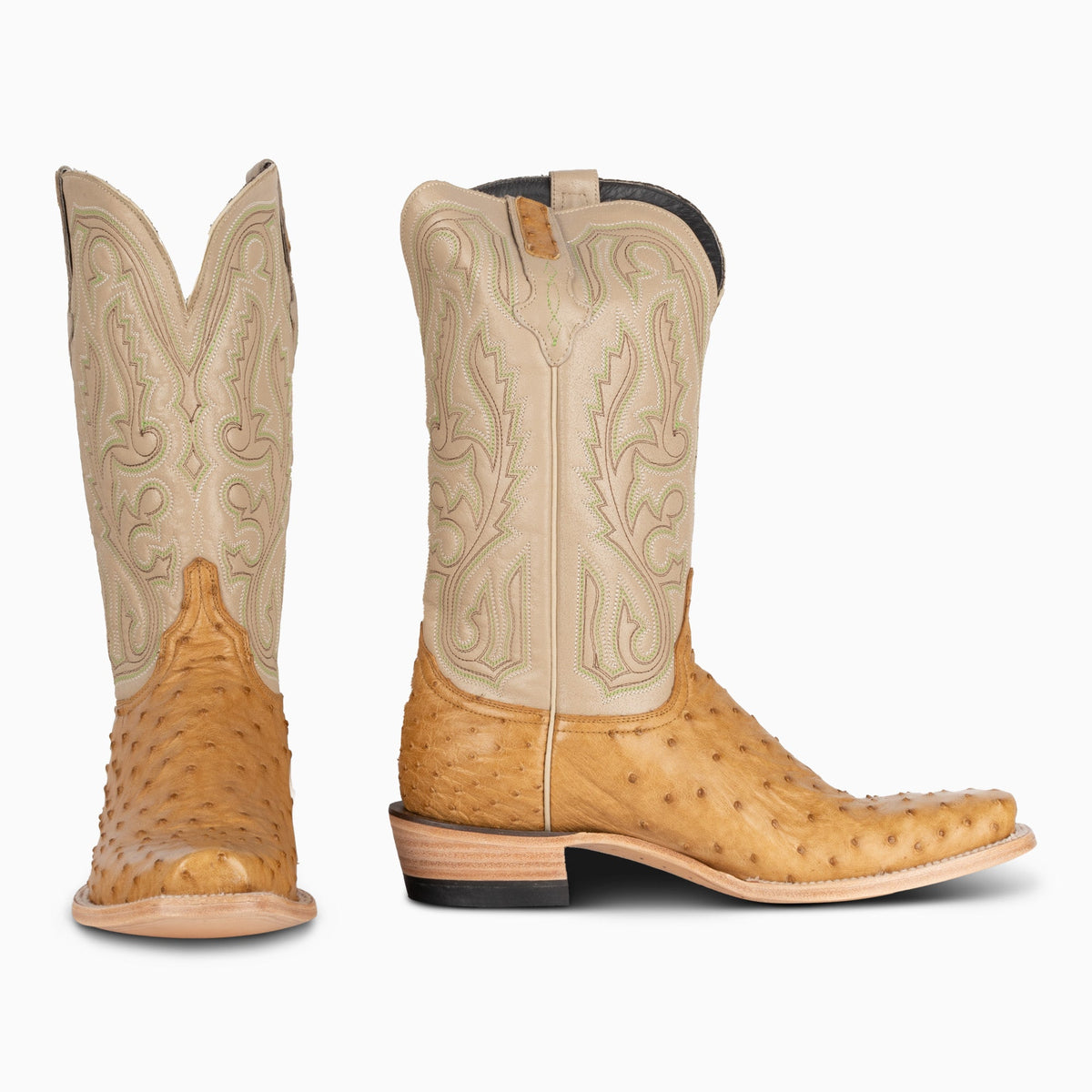 Saddle Tan Full Quill Ostrich - Cutter - Resistol Sale