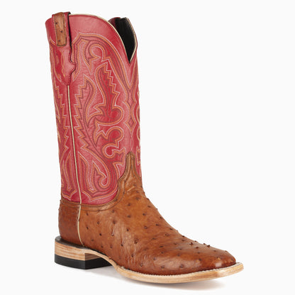 Cognac Full Quill Ostrich - Square - Resistol Everyday