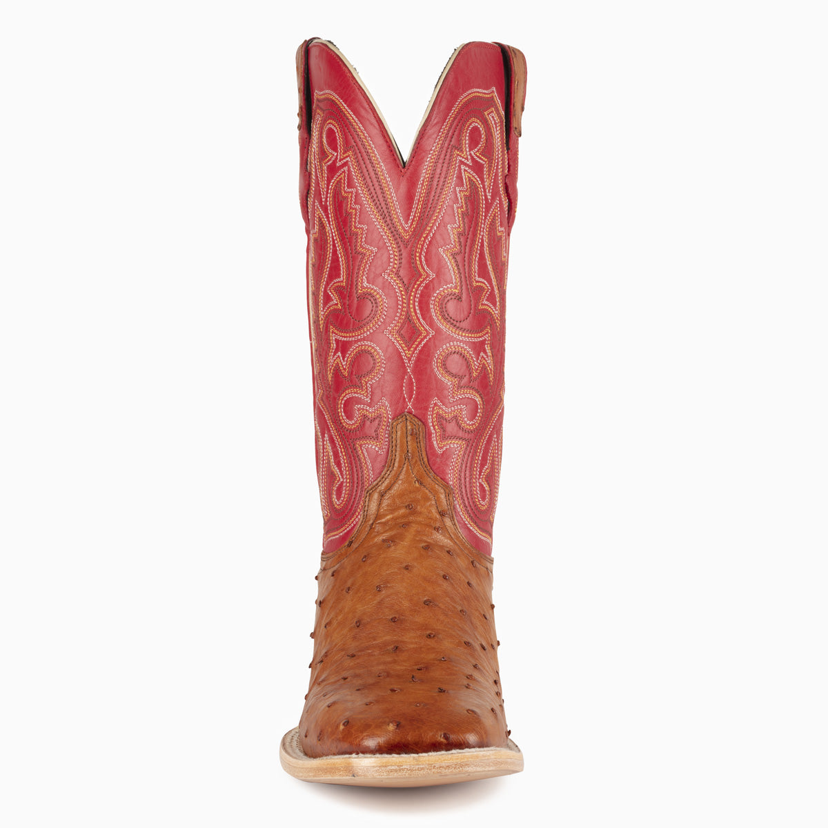 Cognac Full Quill Ostrich - Square - Resistol Everyday
