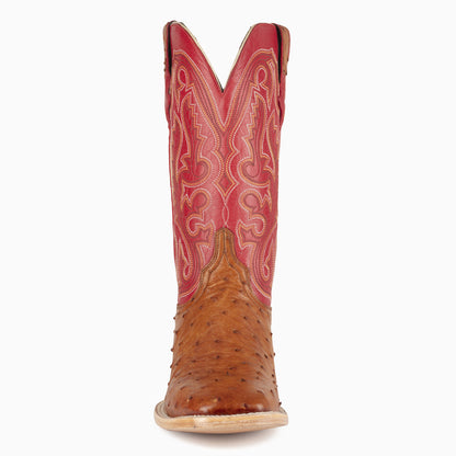 Cognac Full Quill Ostrich - Square - Resistol Everyday