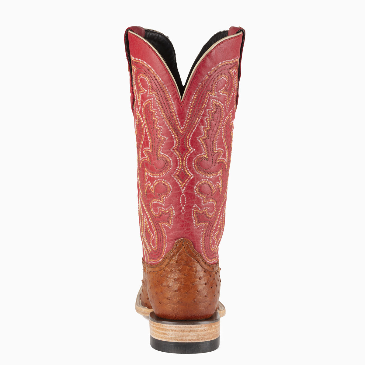 Cognac Full Quill Ostrich - Square - Resistol Everyday