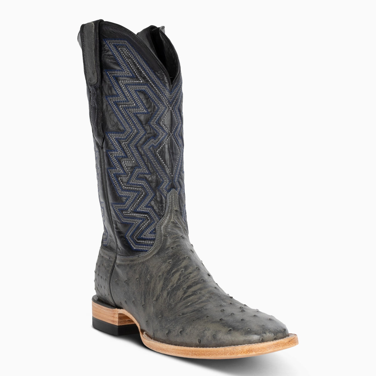 Grey Full Quill Ostrich - Square - Resistol Quality