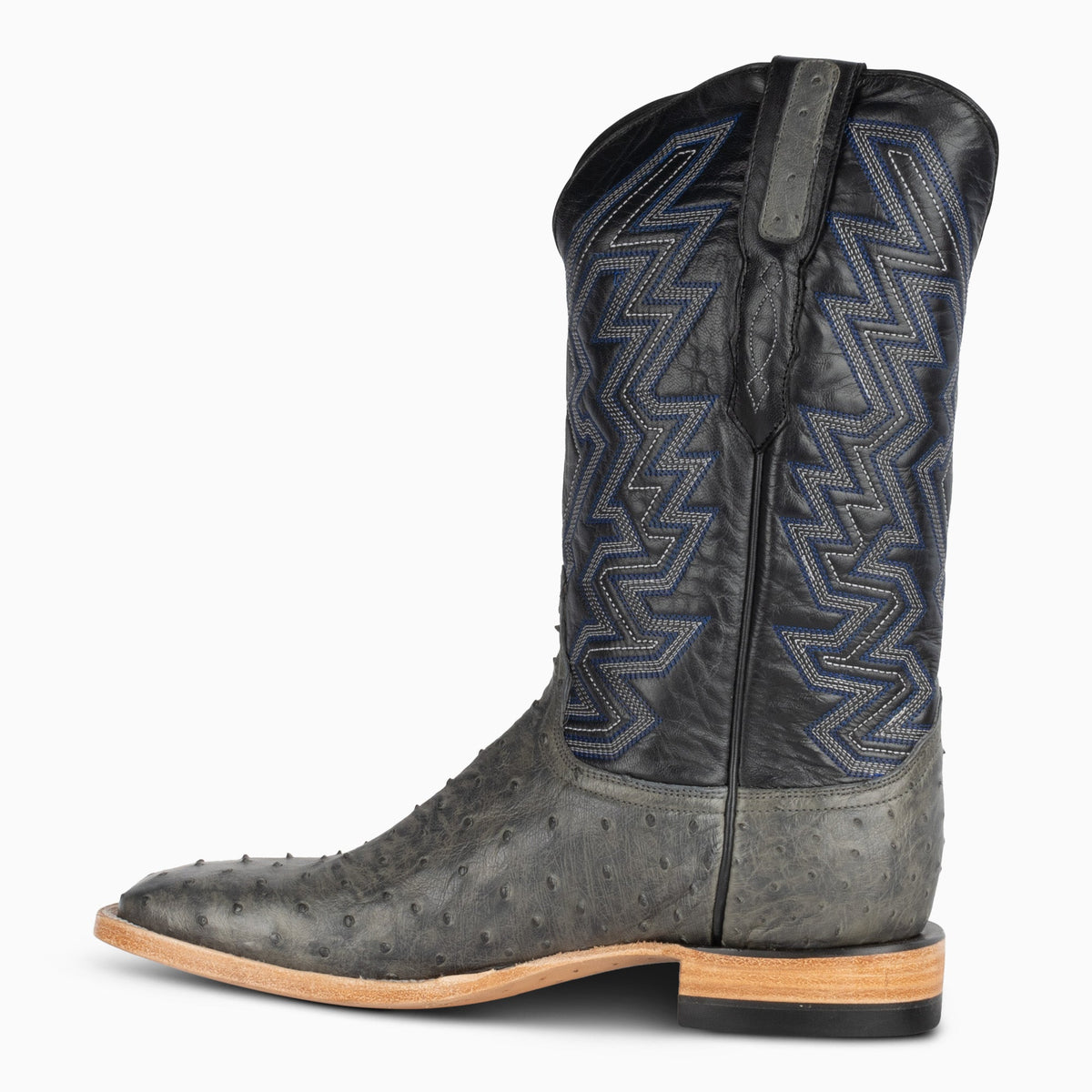 Grey Full Quill Ostrich - Square - Resistol Quality