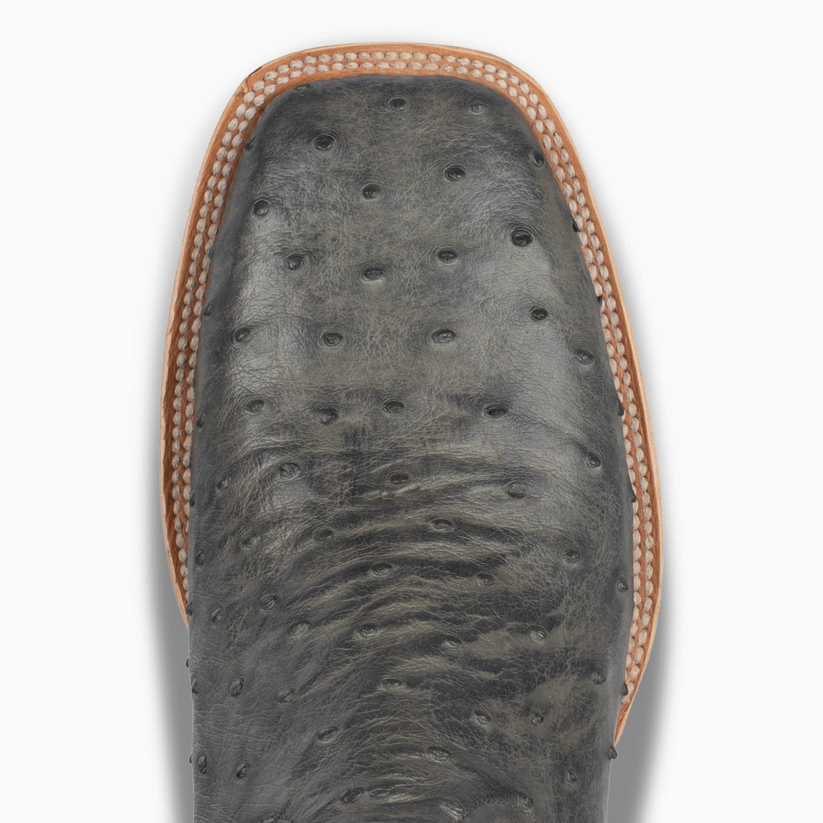 Grey Full Quill Ostrich - Square - Resistol Quality
