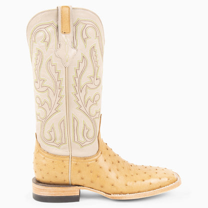 Saddle Tan Full Quill Ostrich - Square - Resistol New