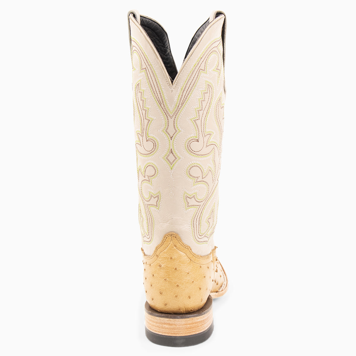 Saddle Tan Full Quill Ostrich - Square - Resistol New