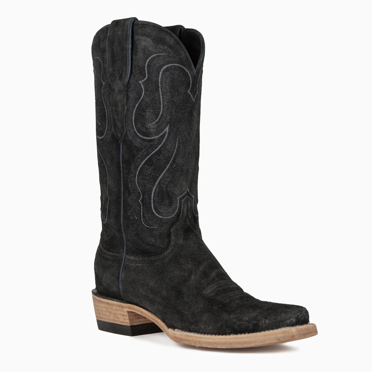 Black Stonewashed Rough Out - Cutter - Resistol Classic