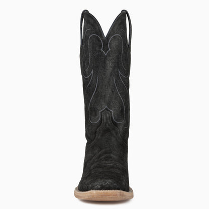 Black Stonewashed Rough Out - Cutter - Resistol Classic