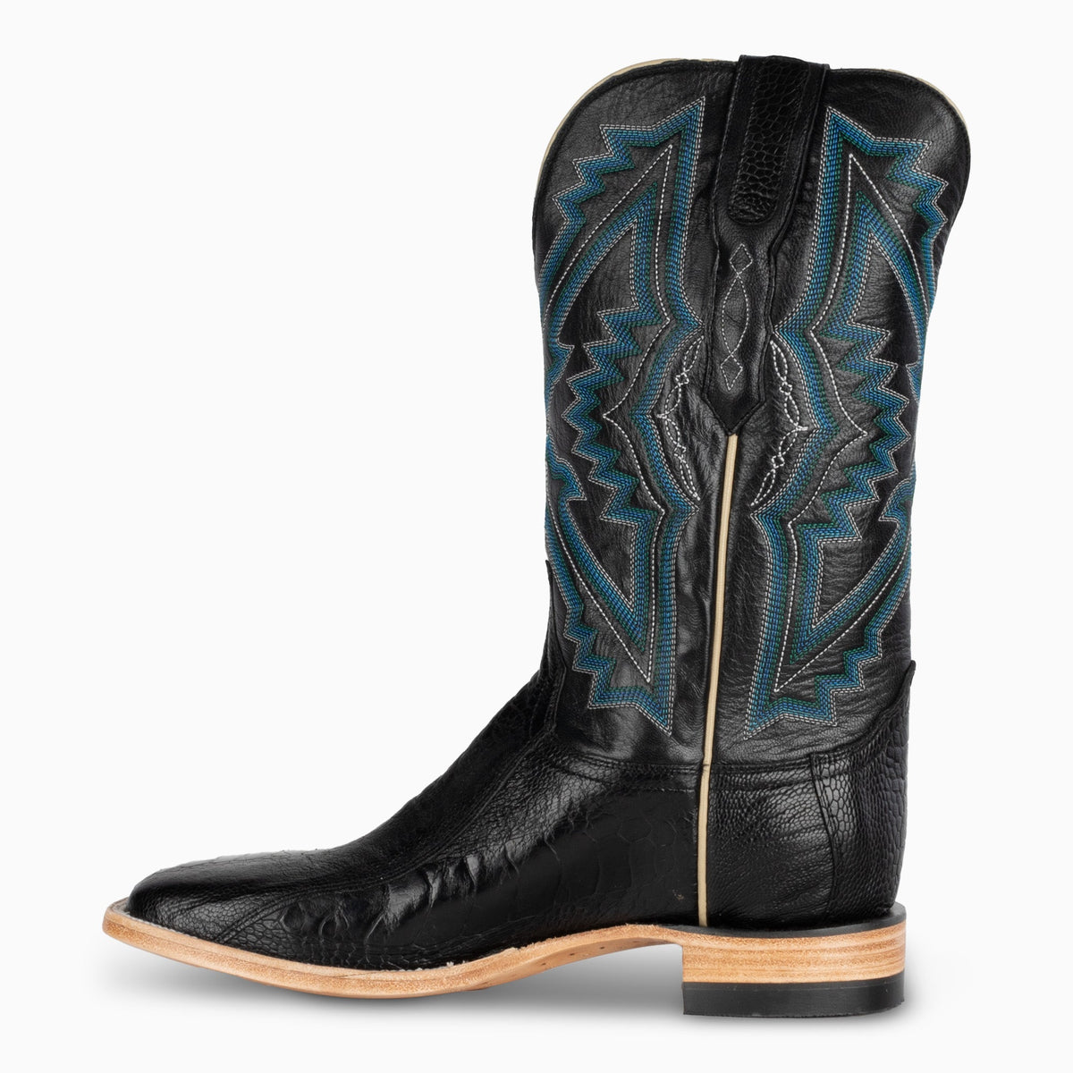 Black Ostrich Leg - Square - Resistol Sale