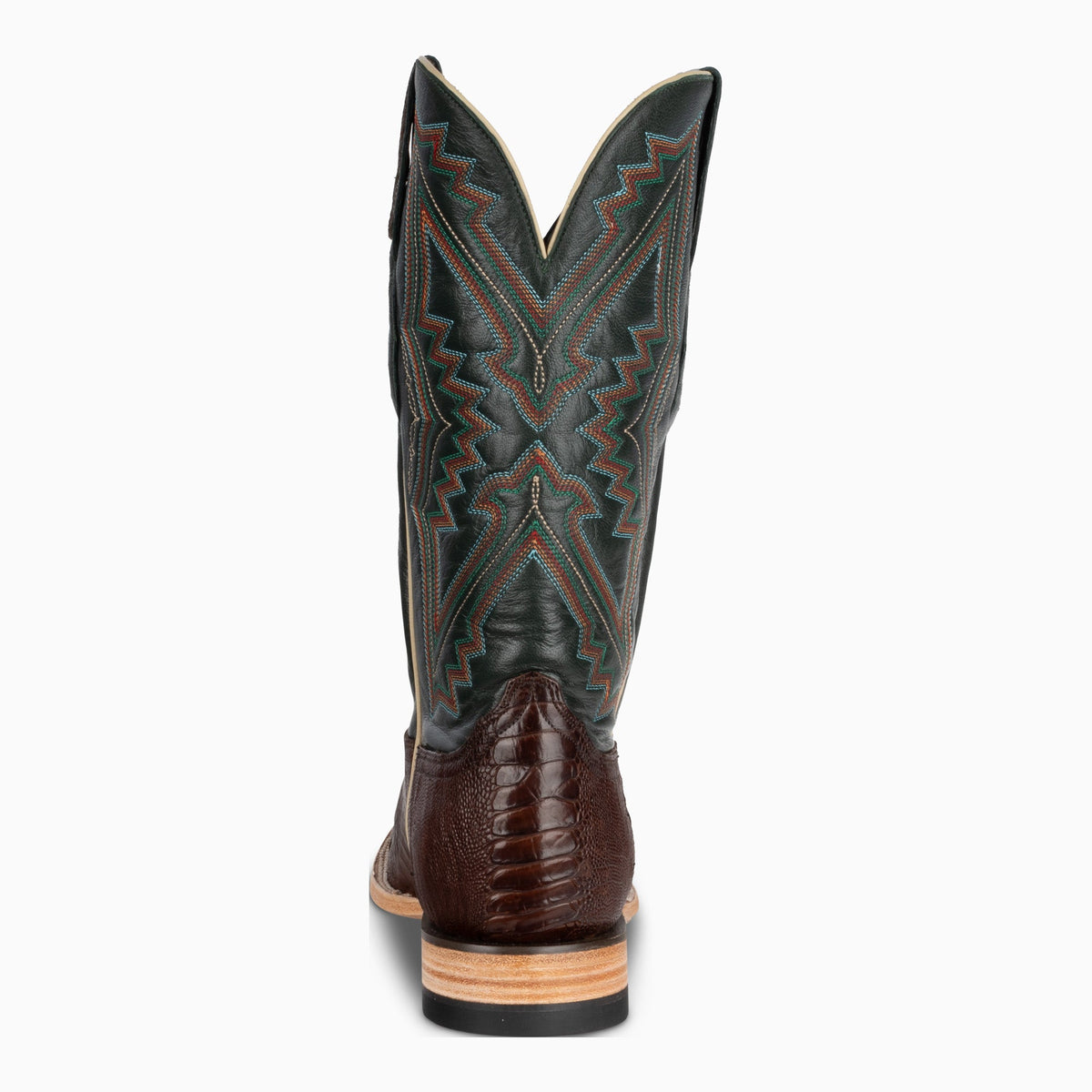 Chocolate Ostrich Leg - Square - Resistol Trusted