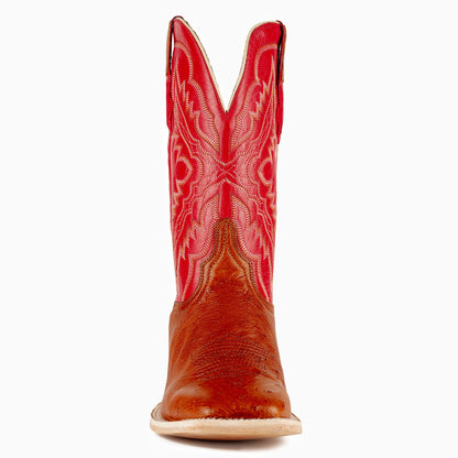 Cognac Smooth Ostrich - Square - Resistol New