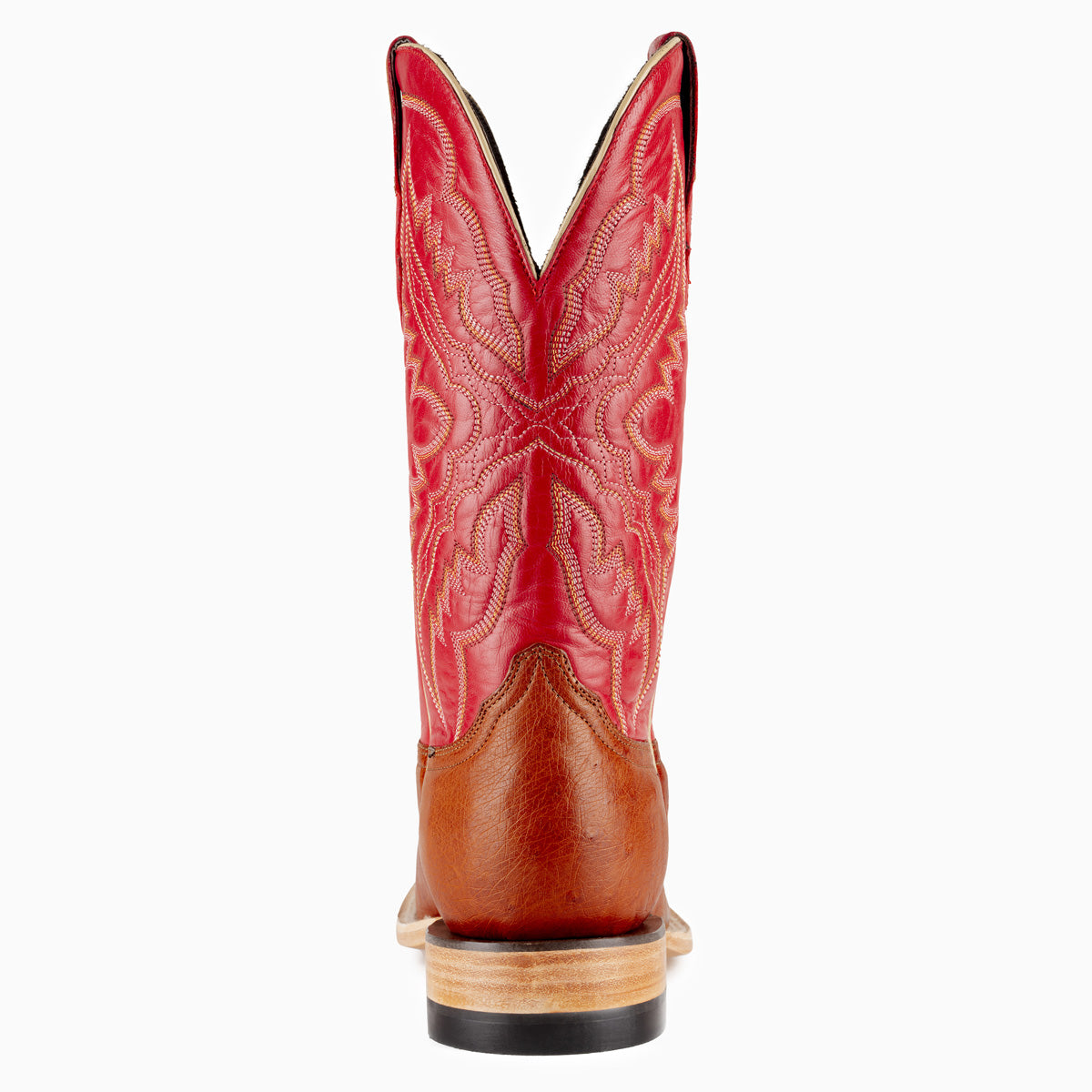 Cognac Smooth Ostrich - Square - Resistol New