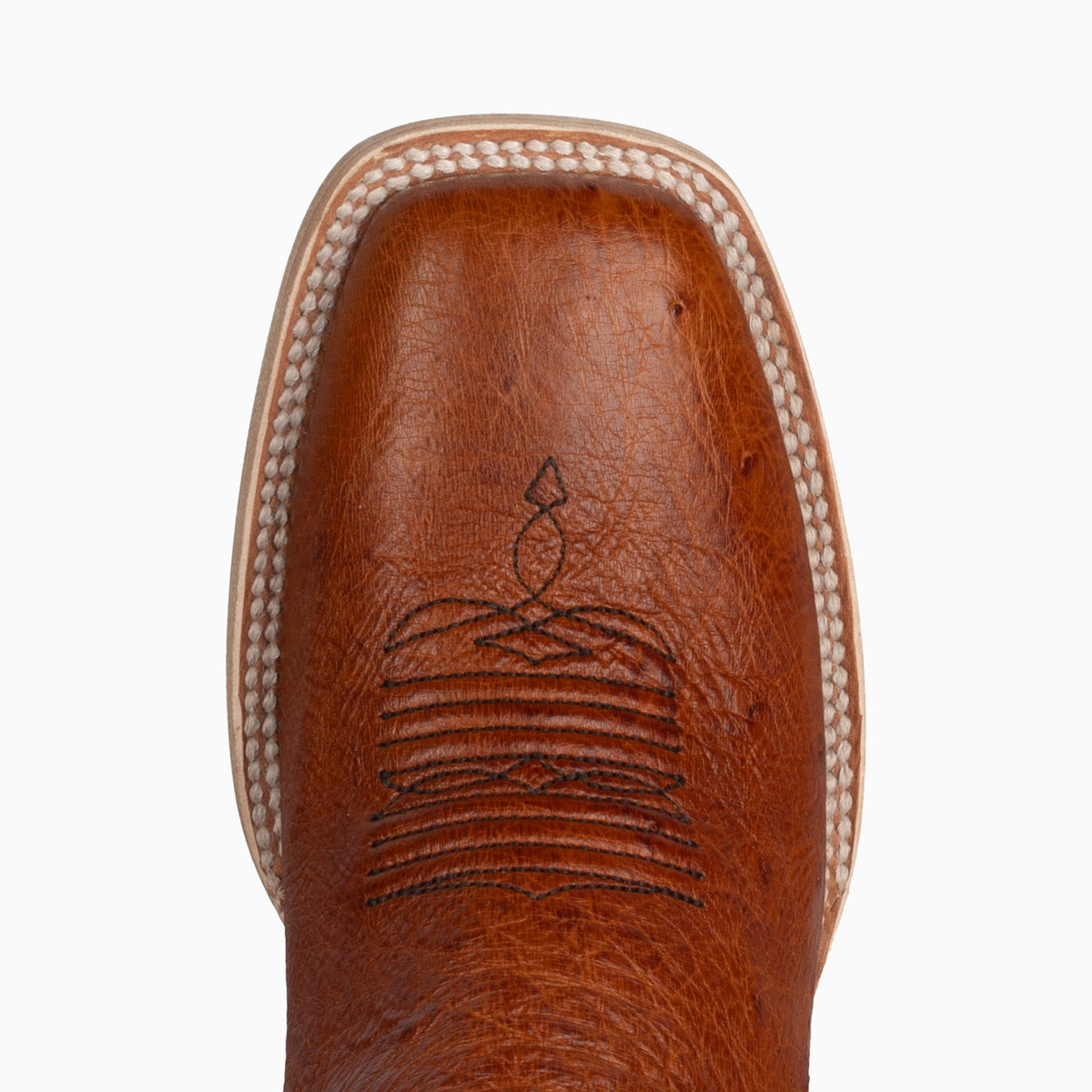 Cognac Smooth Ostrich - Women's Square - Resistol Premium