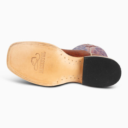 Cognac Smooth Ostrich - Women's Square - Resistol Premium
