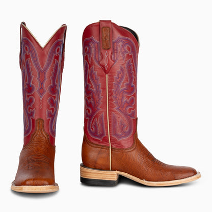 Cognac Smooth Ostrich - Women's Square - Resistol Premium