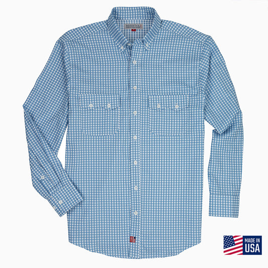 Resistol Gingham Dress Shirt - Resistol Trending