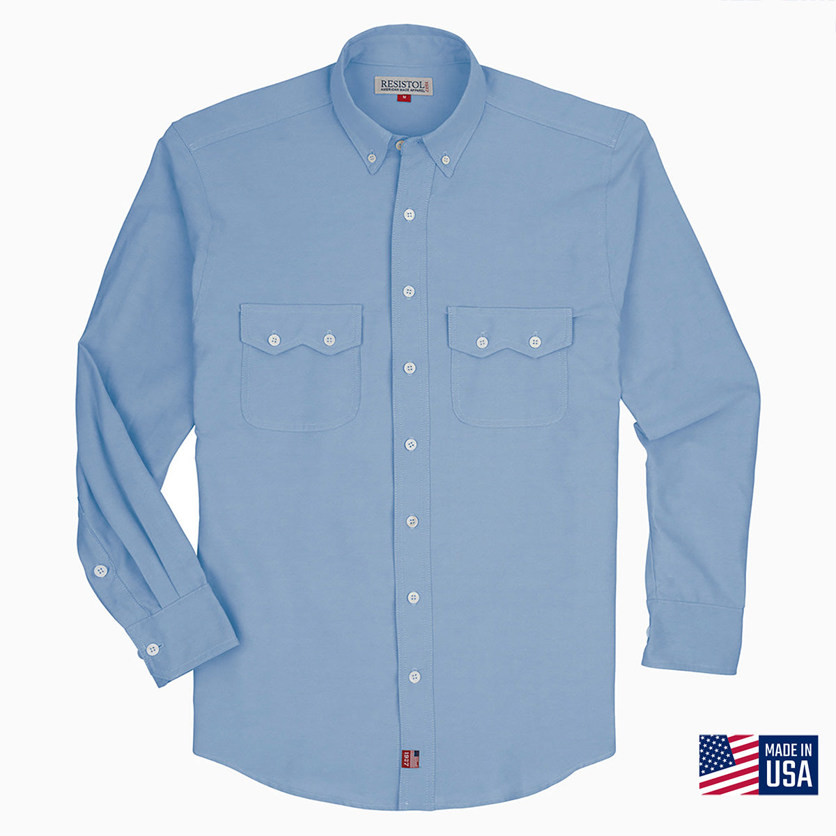 Resistol Oxford Double Pocket Blue - Resistol Value