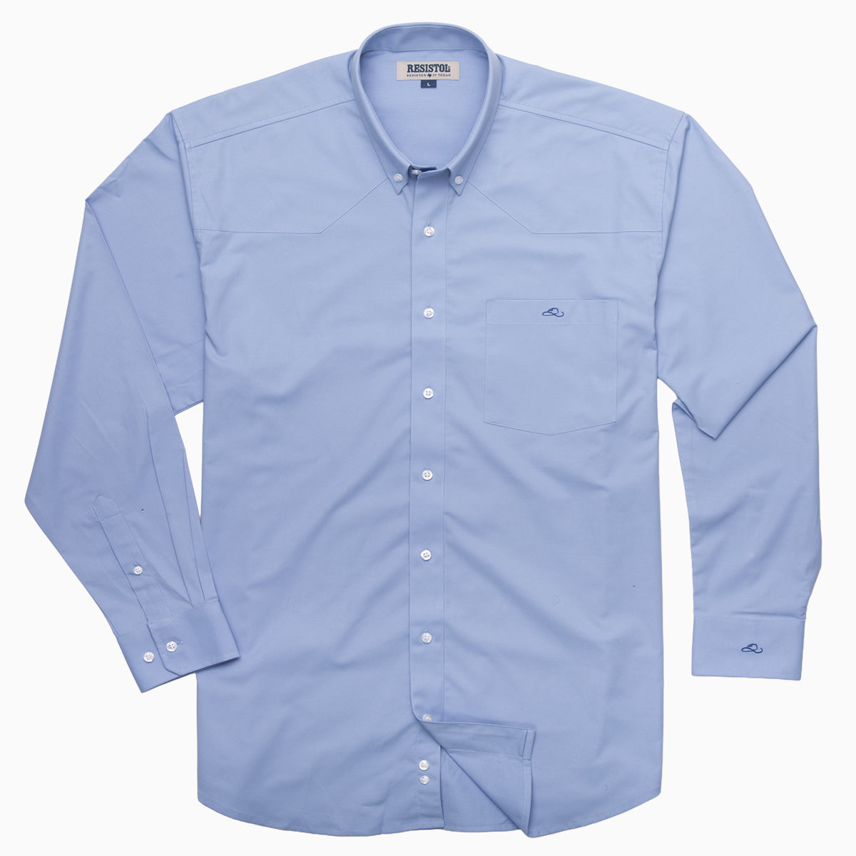 Resistol Dress Shirt - Light Blue - Resistol Featured