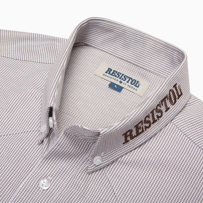 Resistol Marketing Shirt - Grey Pinstripe - Resistol Latest