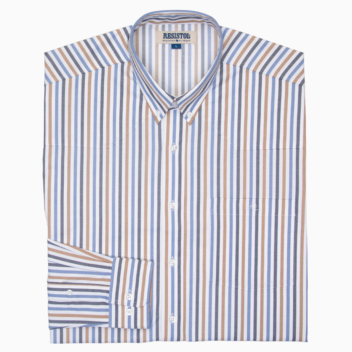 Resistol Dress Shirt - Multi-Stripe - Resistol Discount