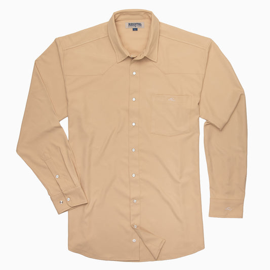 Resistol Performance Shirt - Tan - Resistol Exclusive