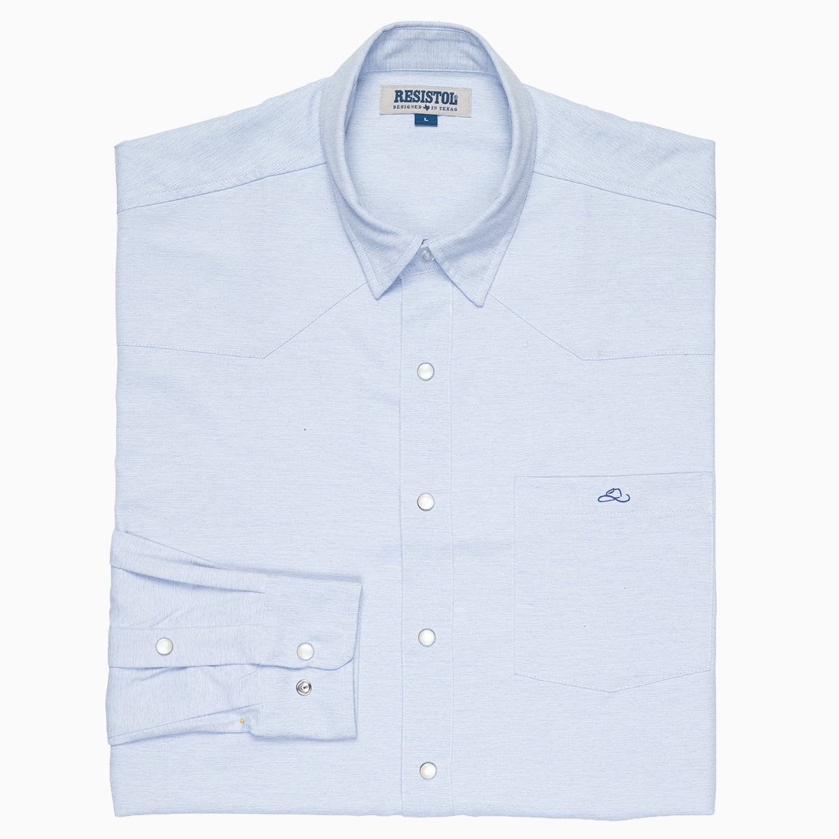 Resistol Performance Shirt - Light Blue - Resistol Featured