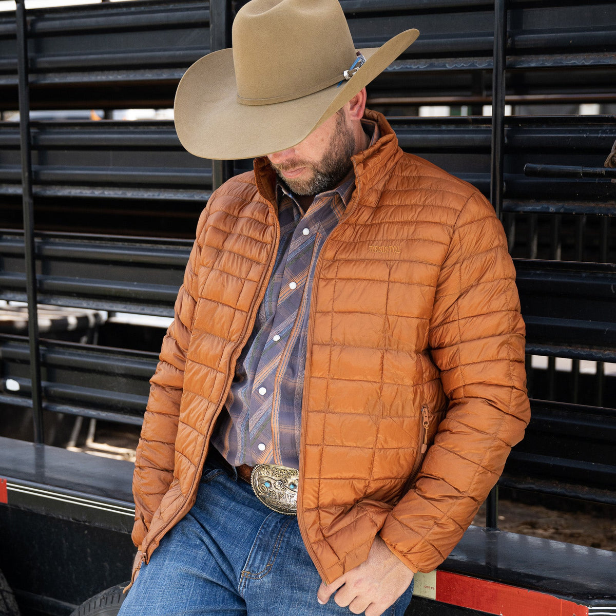 Cold Bloq Jacket - Rust - Resistol Latest