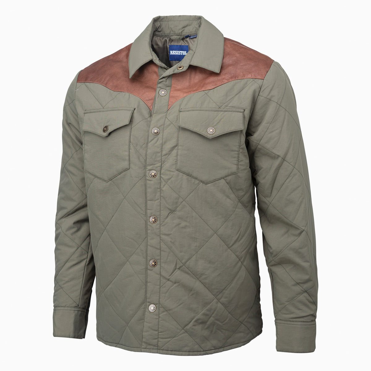 Work Shirt Jacket - Moss Green - Resistol Signature
