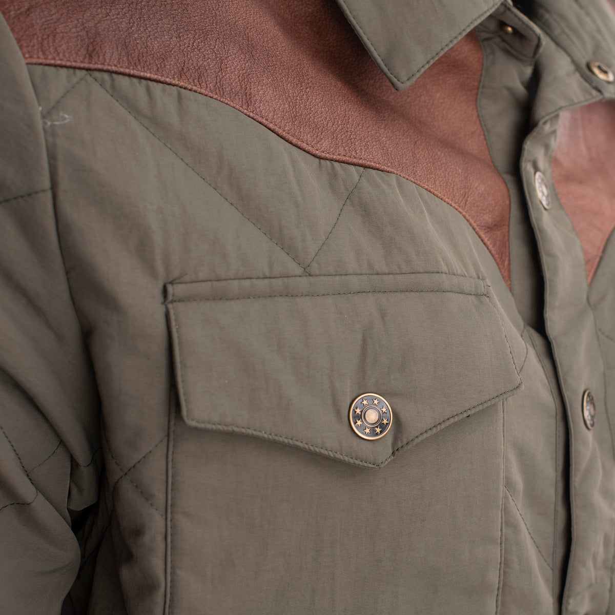 Work Shirt Jacket - Moss Green - Resistol Signature