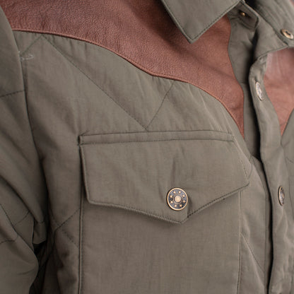 Work Shirt Jacket - Moss Green - Resistol Signature