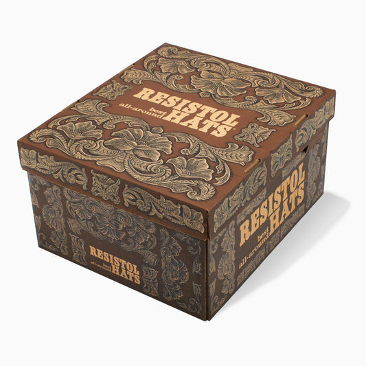 Resistol Tooled Hat Box - Resistol Great Value